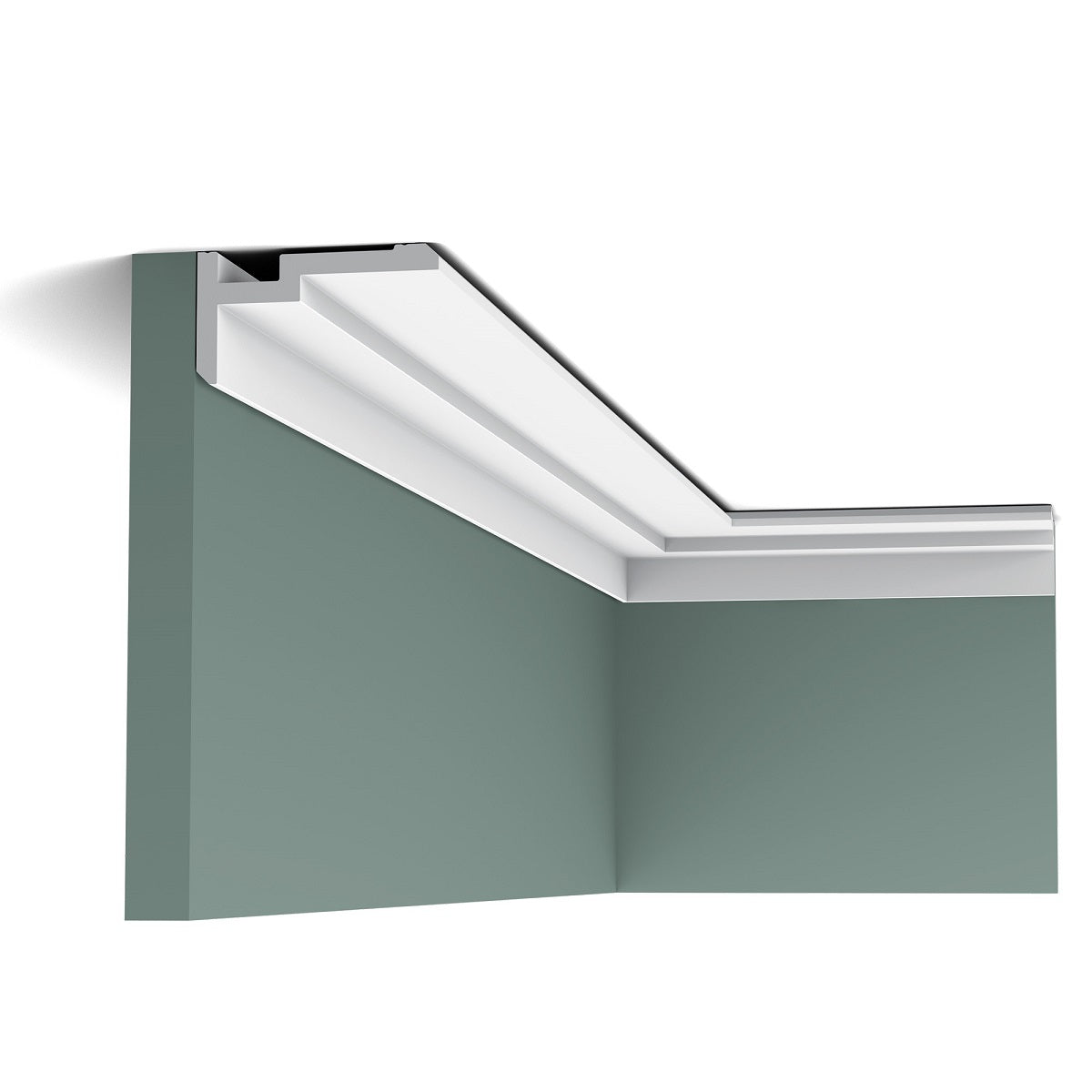 Medium-sized, Plain Coving, Modern, U-Stepped, Lightweight Coving CX197.