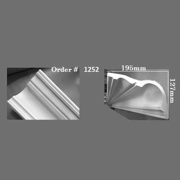DM1252 Grand Edwardian Coving (Ceiling 190mm x 130mm Wall)