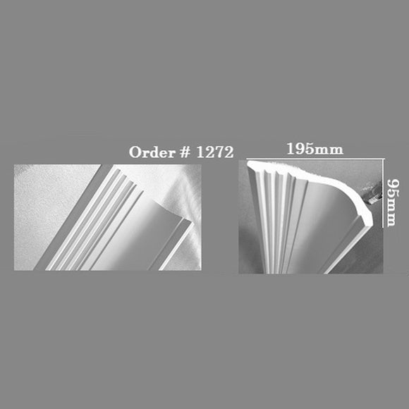 DM1272 Jazz Coving Art Deco Cornicing (Ceiling 195mm x 95mm Wall)