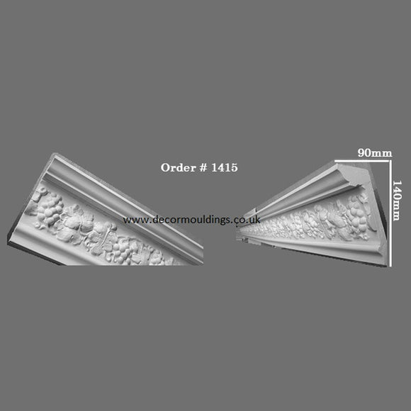 DM1415 Grape vine Victorian Coving