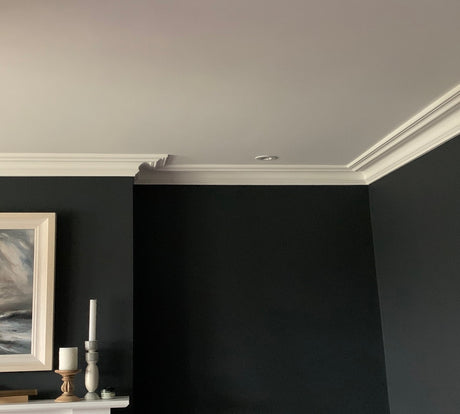 DM1757 Richmond Victorian Plaster Coving (Ceiling 140mm x 90mm Wall)