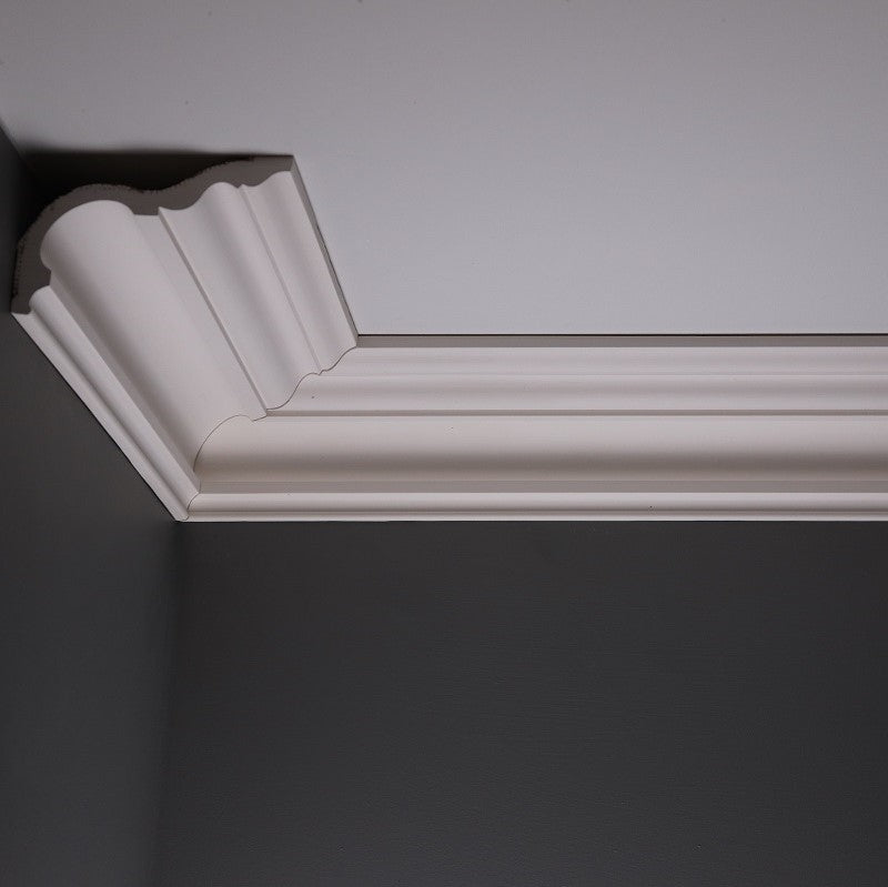 DM1836 Georgian Run Plaster Cornice (Ceiling 145mm x 110mm Wall)