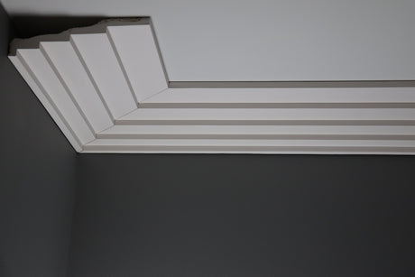 DM1926 Stepped Ceiling Coving Art Deco