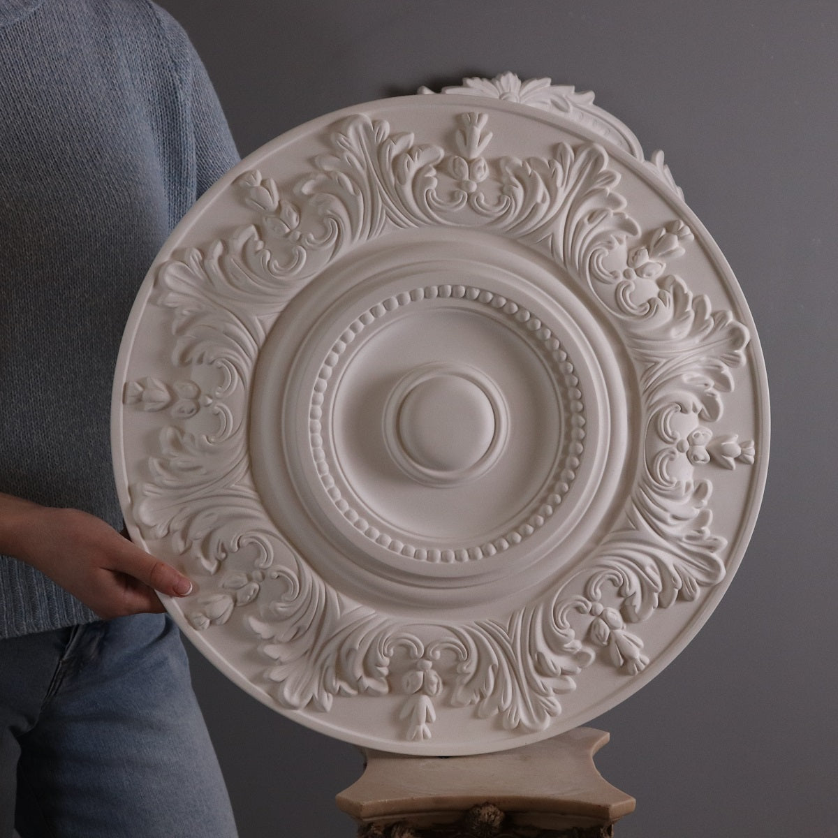 DM4050 Victorian Plaster Ceiling Rose 500mm