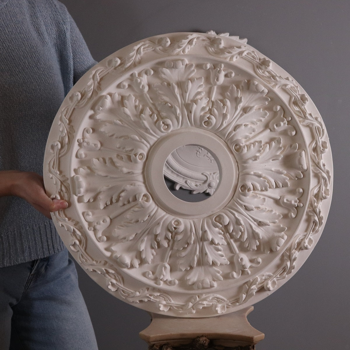 DM4085 Victorian Plaster Ceiling Rose 500mm