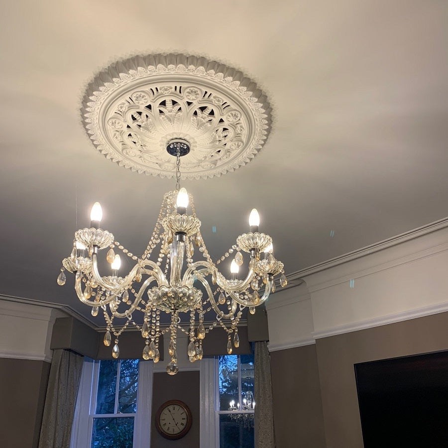 DM7003 Victorian Plaster Ceiling Rose 795mm