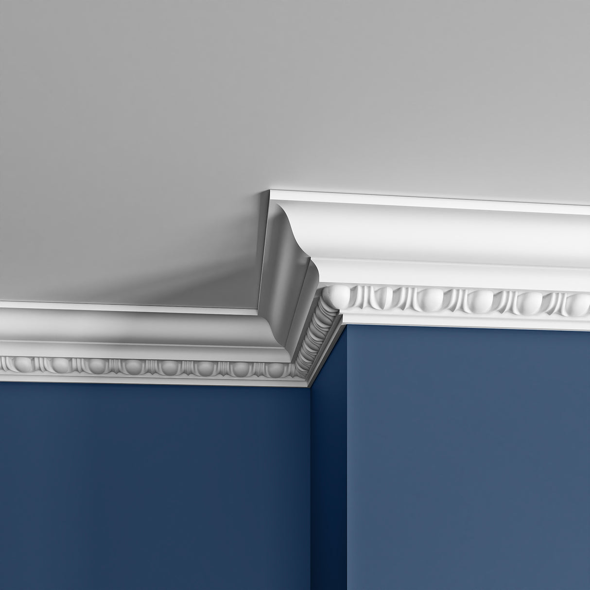 CS9049 PU Egg Dart Cornice Lightweight Coving 2m