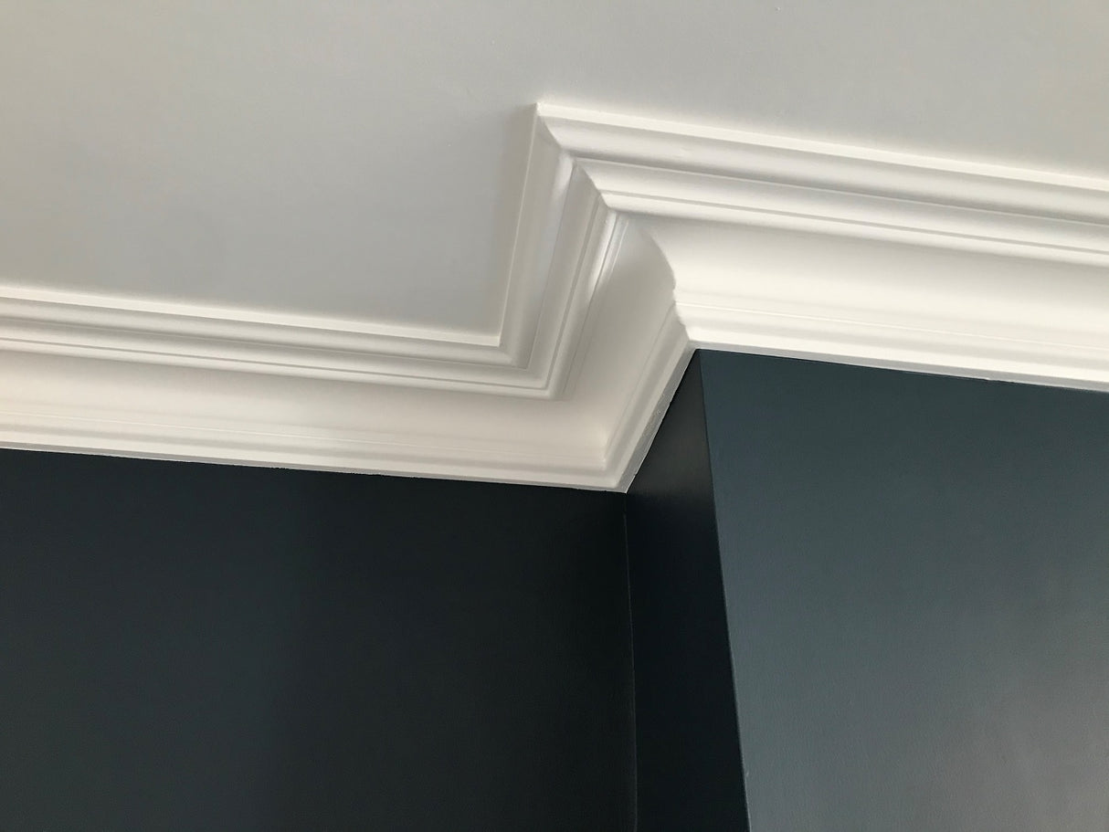 DM3069 Coving Late Victorian Edwardian Cornicing (Ceiling 160mm x Wall 90mm)