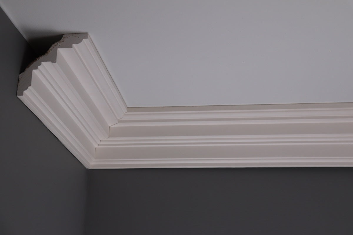 DM1280 Kensington Coving Georgian plaster cornice (95mm x 95mm)
