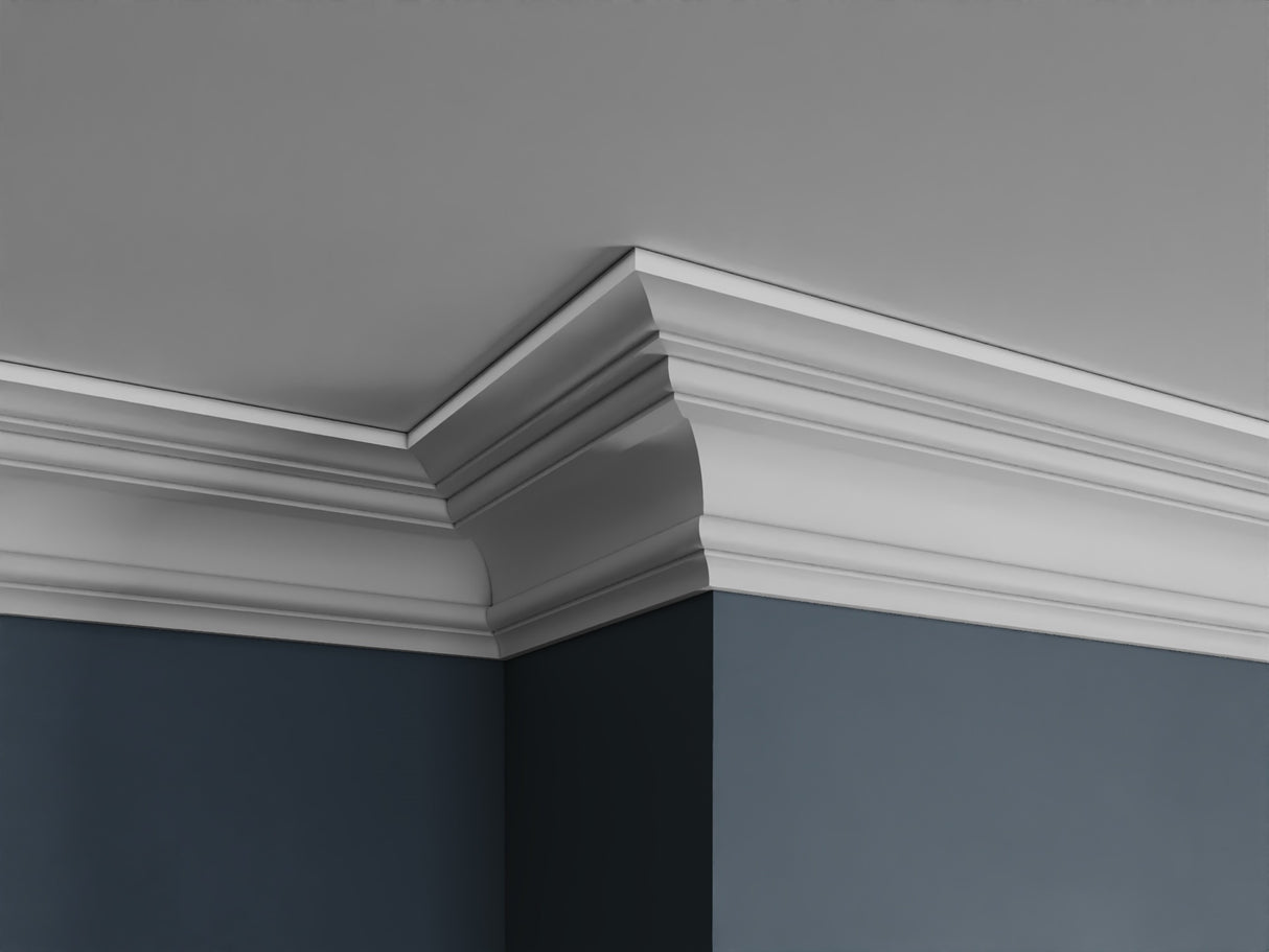 DM1404 Victorian Plaster Coving (Ceiling 140mm x 115mm Wall)