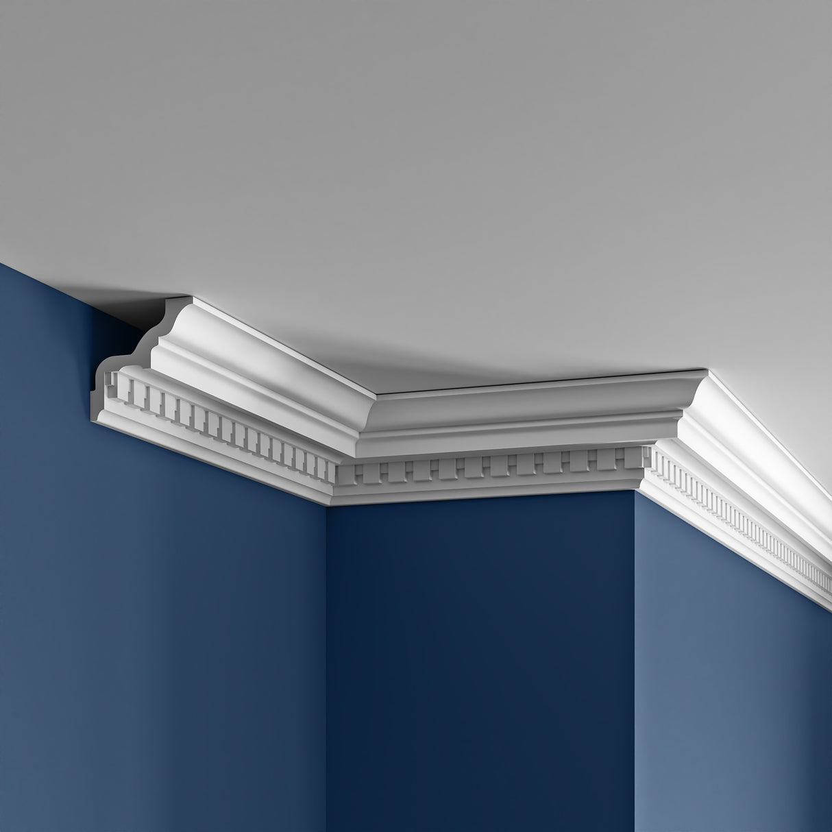 CS9069 PU Dentil Cornice Lightweight Coving
