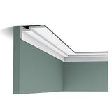 Medium-sized, Plain Coving, Modern, U-Stepped, Lightweight Coving CX197. 