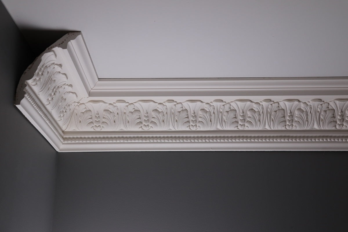 Rustic Ceiling Coving DM1412 Victorian Coving (Ceiling 130mm x 180mm Wall) – Coving Shop UK