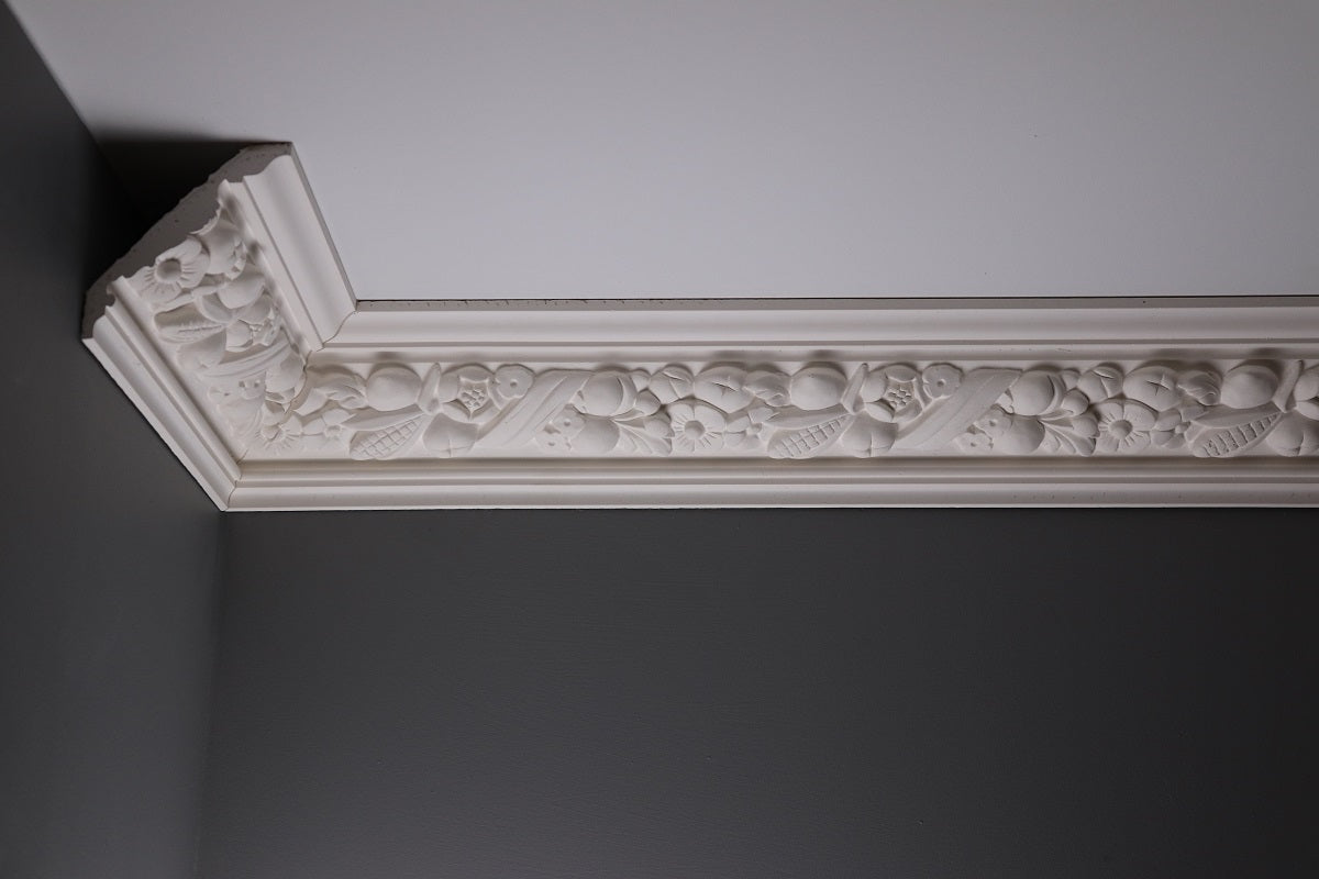 Micro Coving DM1414 Fruit Coving, Victorian Fruit Coving (Ceiling 117mm x 145mm Wal ...