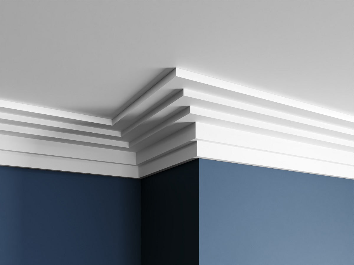 DM1933 Plaster Art Deco Cornice Five Step