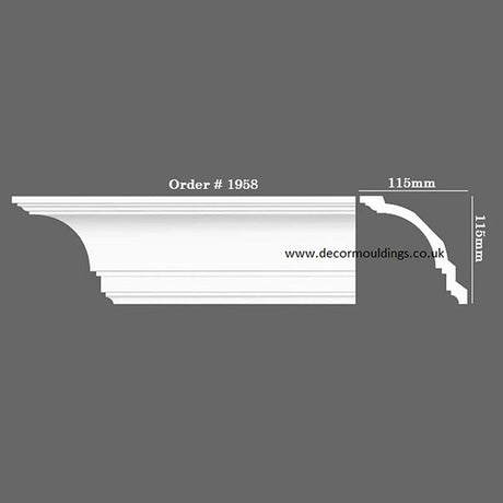 DM1958 Step Coving  Art Deco Coving