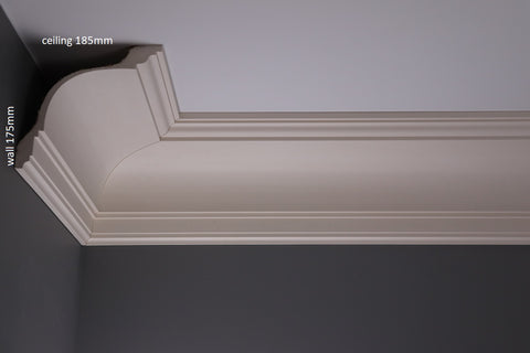 DM1960 Step Coving Art Deco Coving (Ceiling 180mm x 180mm Wall ...