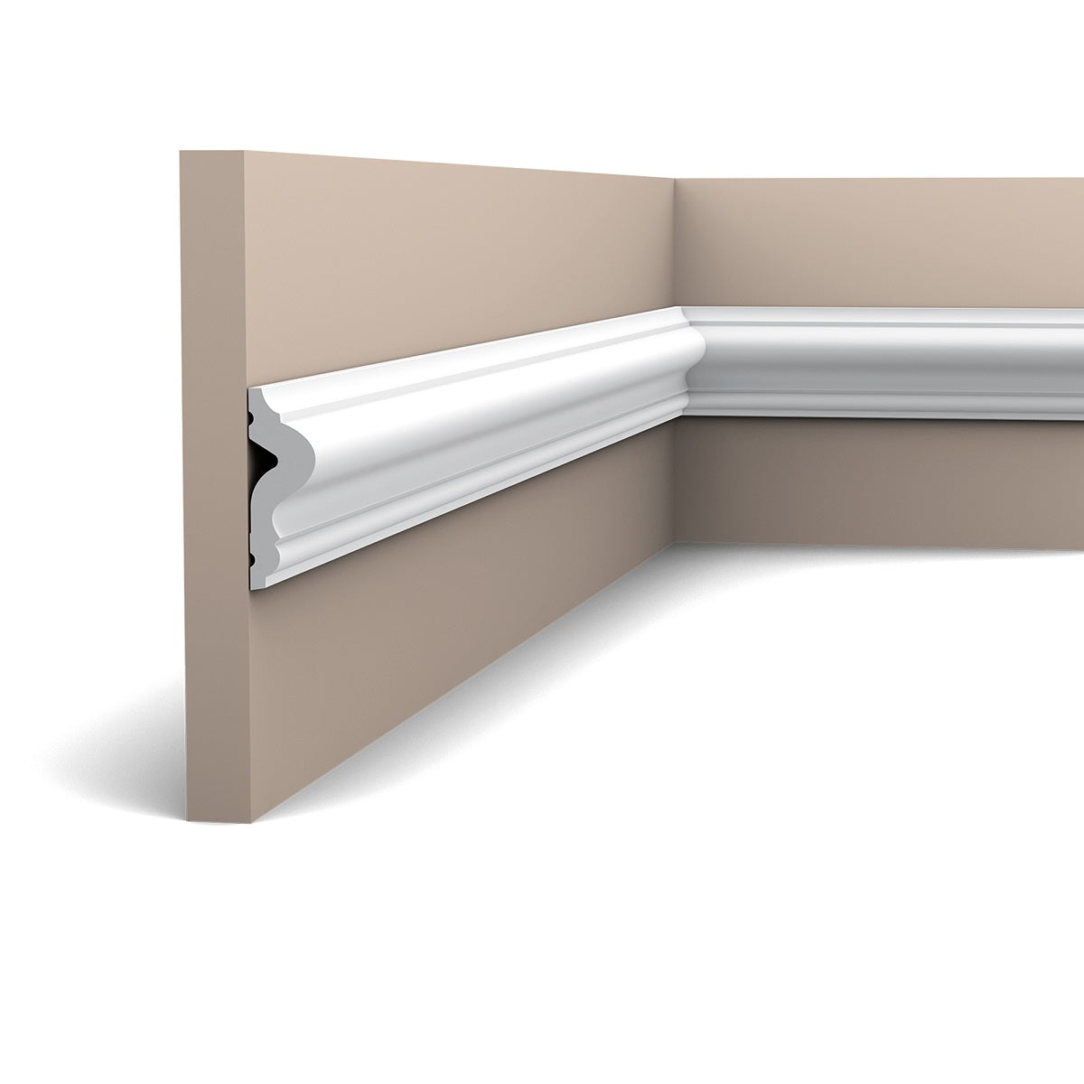 Rounded Wall Panel, Lightweight Dado Rail PX175. 
