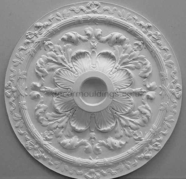 Dm4075 600mm Victorian Ceiling Rose The Coving - How Do You Put Up A Plaster Ceiling Rose