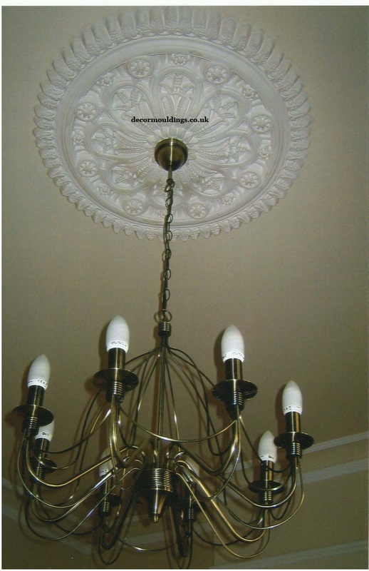 Dm7001 795mm Victorian Ceiling Rose The Coving - Light Fitting For Victorian Ceiling Rose